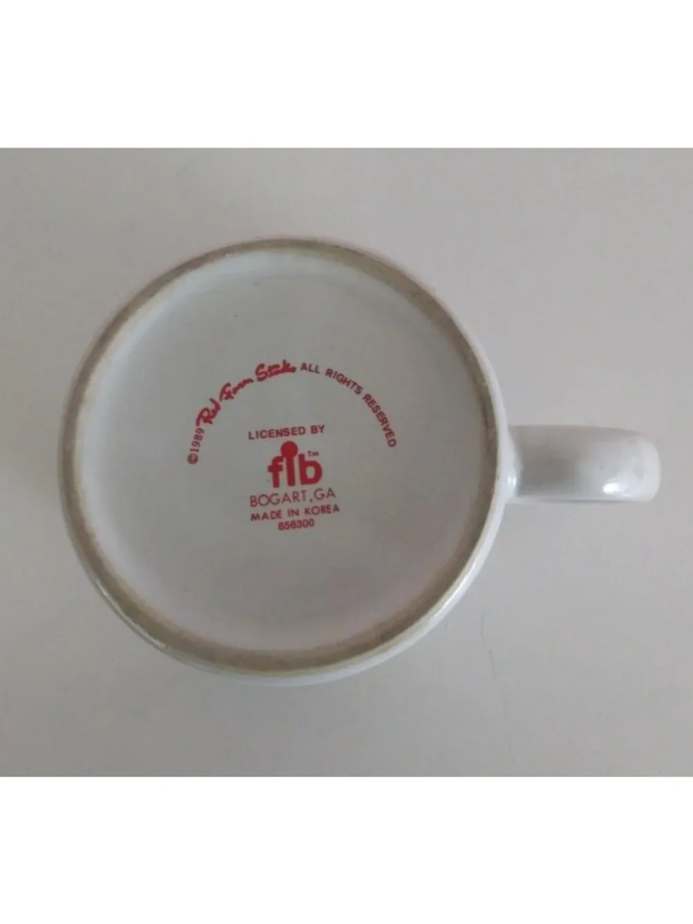 Vintage 1998 Flowers Inc Balloons Monte New Baby Coffee Cup Korea